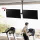 10. Ceiling mount for two Maclean TVs, max. load 2x40kg, 34-60", max VESA 600x400, MC-111 B