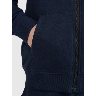 6. Boy's zip-up sweatshirt with hood 4F 4FJWSS25TSWSM1714-31S