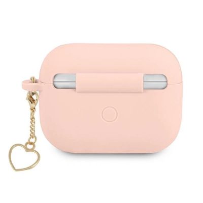 2. Guess GUAPLSCHSP AirPods Pro cover pink/pink Silicone Charm Heart Collection