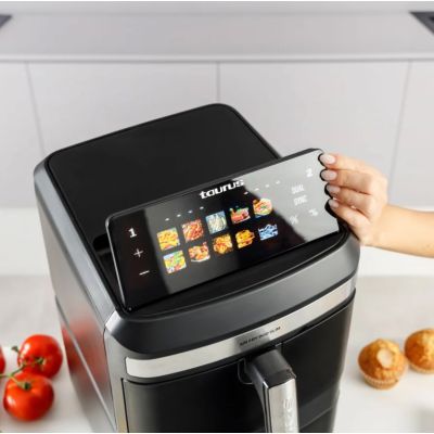 7. Taurus Air Duo Slim Air Fryer with Two Baskets