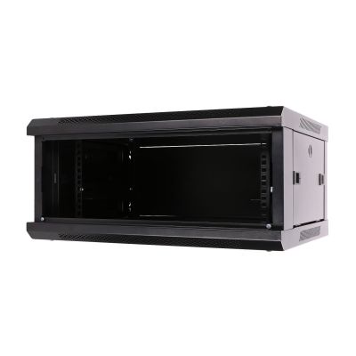 10. Extralink 4U 600x450 Black Wall-Mounted Rack Cabinet