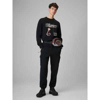 3. Men's longsleeve regular with print 4F 4FRSS26TLONM674-20S