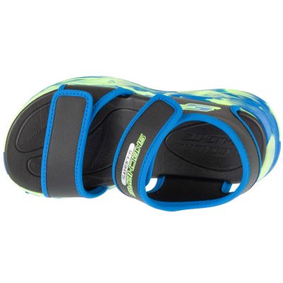 3. Skechers S-Lights: Sola Glow Sandal - Fusion Brights 407032L-BKBL Black 28