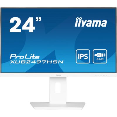 2. LCD monitor 23.8" iiyama ProLite XUB2497HSN-W2 60.5cm 1920x1080px Full HD LED White