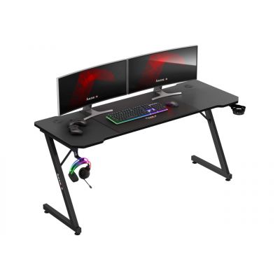 4. Huzaro Hero 4.8 Black Gaming Desk