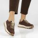 2. Leather platform sneakers brown Filippo DP7498