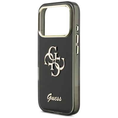 6. Guess IML 4G Script Metal case for iPhone 17 Pro Max - black