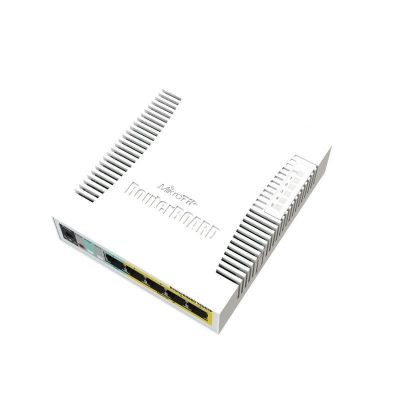 9. Switch Mikrotik RB260GSP (CSS106-1G-4P-1S) 6p PoE (Passive: 4;) 60W Managed Gigabit