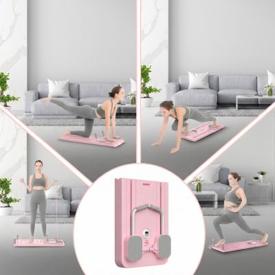 2. Extralink | Pilates Board | pink, reformer for abdominal exercises and push-ups