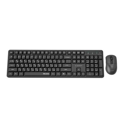 2. GEMBIRD WIRELESS KEYBOARD + MOUSE SET SILENT KEY PRO BUSINESS, BLACK, RU LAYOUT