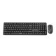 2. GEMBIRD WIRELESS KEYBOARD + MOUSE SET SILENT KEY PRO BUSINESS, BLACK, RU LAYOUT