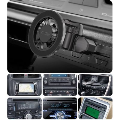 11. Tech-Protect N56 Magnetic MafSafe Car Holder CD Slot Mount - Black