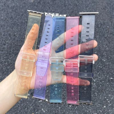 4. Silicone Strap Bracelet Bracelet Strap Light for Apple Watch 42 / 44 mm - Yellow