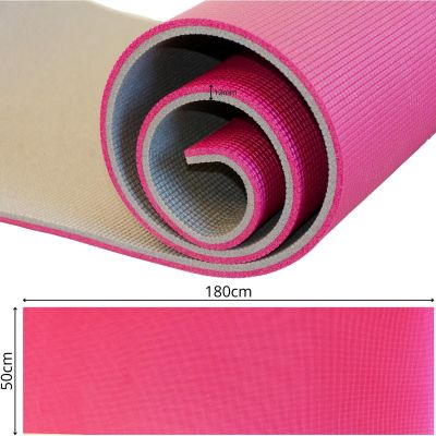 3. XPE TOURIST SLEEPING MATT 180x50x1.2CM DARK PINK REDCLIFFS