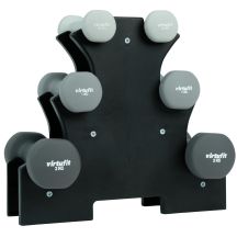 VIRTUFIT NEOPRENE DUMBBELL SET - BAR BELL SET - WITH HANDLE