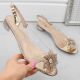 10. Transparent S.Barski W OLI248C gold sandals