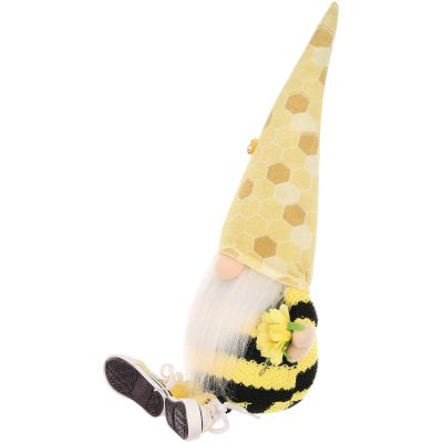 3. SNOW gnome sitting drone 35+6cm in sneakers spring decoration
