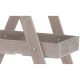 35. FOLDABLE WOODEN FLOWER STAND 3 SHELVES