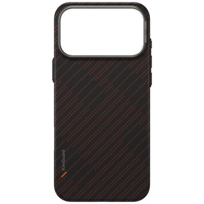 5. Uniq Keva EDGE Magclick Charging Case for iPhone 17 Pro Max - Orange