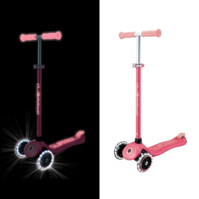2. PRIMO PLUS GLOW LIGHTS Scooter - Coral Pink (443-110)
