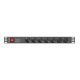 4. Lanberg PDU-07F-0200-IEC-BK RACK Power Strip (7 x UTE; 10 A; 2m; black)