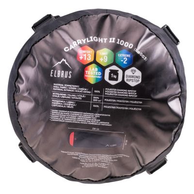 9. Elbrus Carrylight II 1000 sleeping bag 92800404117