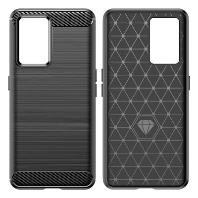 5. Carbon Case case for Realme GT Neo 3 flexible silicone carbon cover black