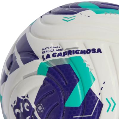 4. adidas Queens League mini football white-purple-green KE8233