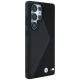 4. BMW Leather Oversized Stripes MagSafe case for Samsung Galaxy S25 Ultra - black