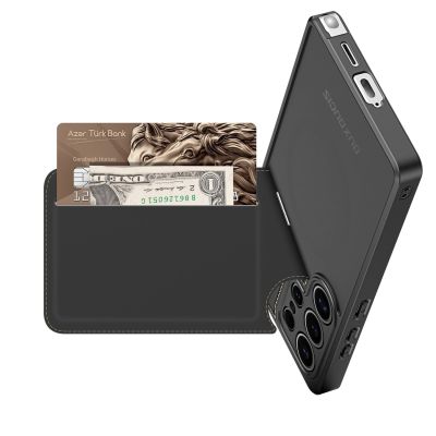 4. Dux Ducis Rafi II Case for Samsung Galaxy S25 Ultra with Stand and Wallet - Black