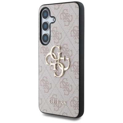 2. Guess Big 4G Logo Classic Logo Case for Samsung Galaxy S25 Pink