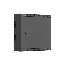 LANBERG TPR 10" Installation Cabinet with Mesh Panel 340×340×140, Black (Assembled)
