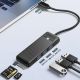 3. Orico PAPW3AT-C3 USB Hub 4-port 3x USB-A 3.0 with microSD/SD card reader 1 m - black