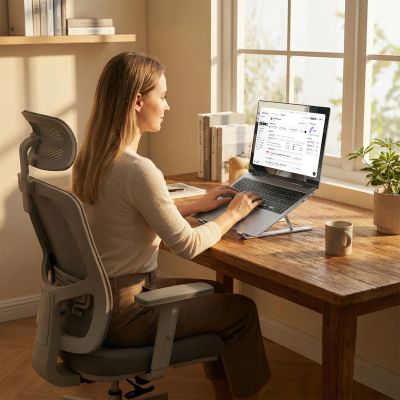 10. Wozinsky WDCX-X8S Foldable Adjustable Laptop Stand - Silver