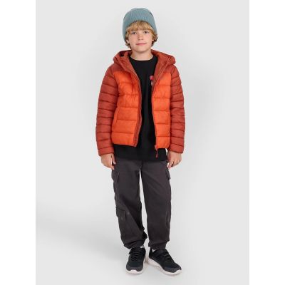 4. Boy's down jacket with synthetic filling 4F 4FJRAW25TDJAM0770-81S