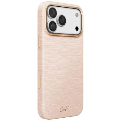 2. Uniq Coehl Mirelle Magnetic Charging Case for iPhone 18 Pro Max / 17 Pro Max - Pink