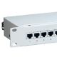 6. Patchpanel Equip CAT6 24 Port light gray 19 inch (1HE)
