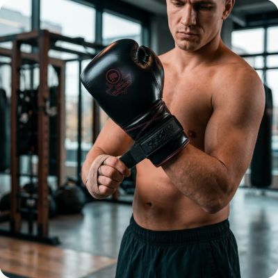 2. Adapters for tied boxing gloves | ProFighter | DBX Bushido