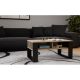 8. COFFEE TABLE MODERN 2P SLIM ARTISAN BLACK LEG