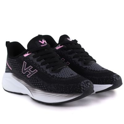 4. Vanhorn YW27308BK1 lightweight black sports shoes
