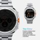 10. Spigen Modern Fit Band Bracelet for Samsung Galaxy Watch Ultra 47mm - Silver
