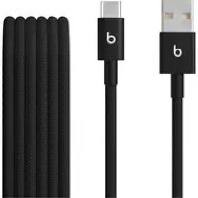 Apple Beats Woven USB-A to USB-C Cables (1.5m) - Bolt Black (Set of 2)