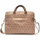 3. Guess GCube Stripes bag for a 16" laptop - brown