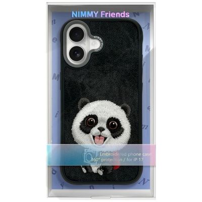 9. Nimmy Big Eyed Pet 2.0 Panda case for iPhone 17 - black