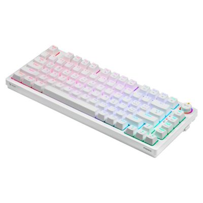 5. SAVIO WIRELESS MECHANICAL KEYBOARD PHENIX WHITE GATERON RED PRO ABS