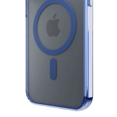 24. 3mk Frosty MagCase Blue Case for Apple iPhone 15 Plus - blue