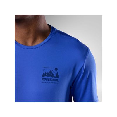 5. ROSSIGNOL M Graphic Active Tee Men's T-Shirt Blue
