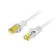 2. LANBERG PATCHCORD S/FTP CAT.6A 0.25M GRAY LSZH CU FLUKE PASSED PCF6A-10CU-0025-S