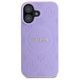 3. Guess Saffiano Peony Classic Logo MagSafena iPhone 16 Plus Case - Purple