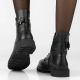7. Women's leather ankle boots, black Filippo DBT8018